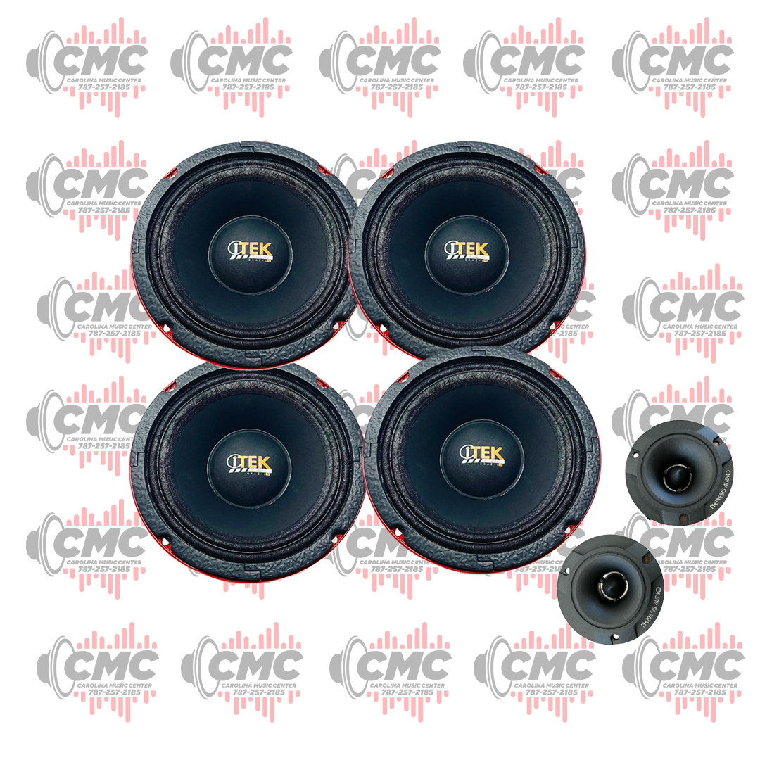 4 ITEK iX-809S (1 Pair) Tweeter Noise Audio NA-TW1