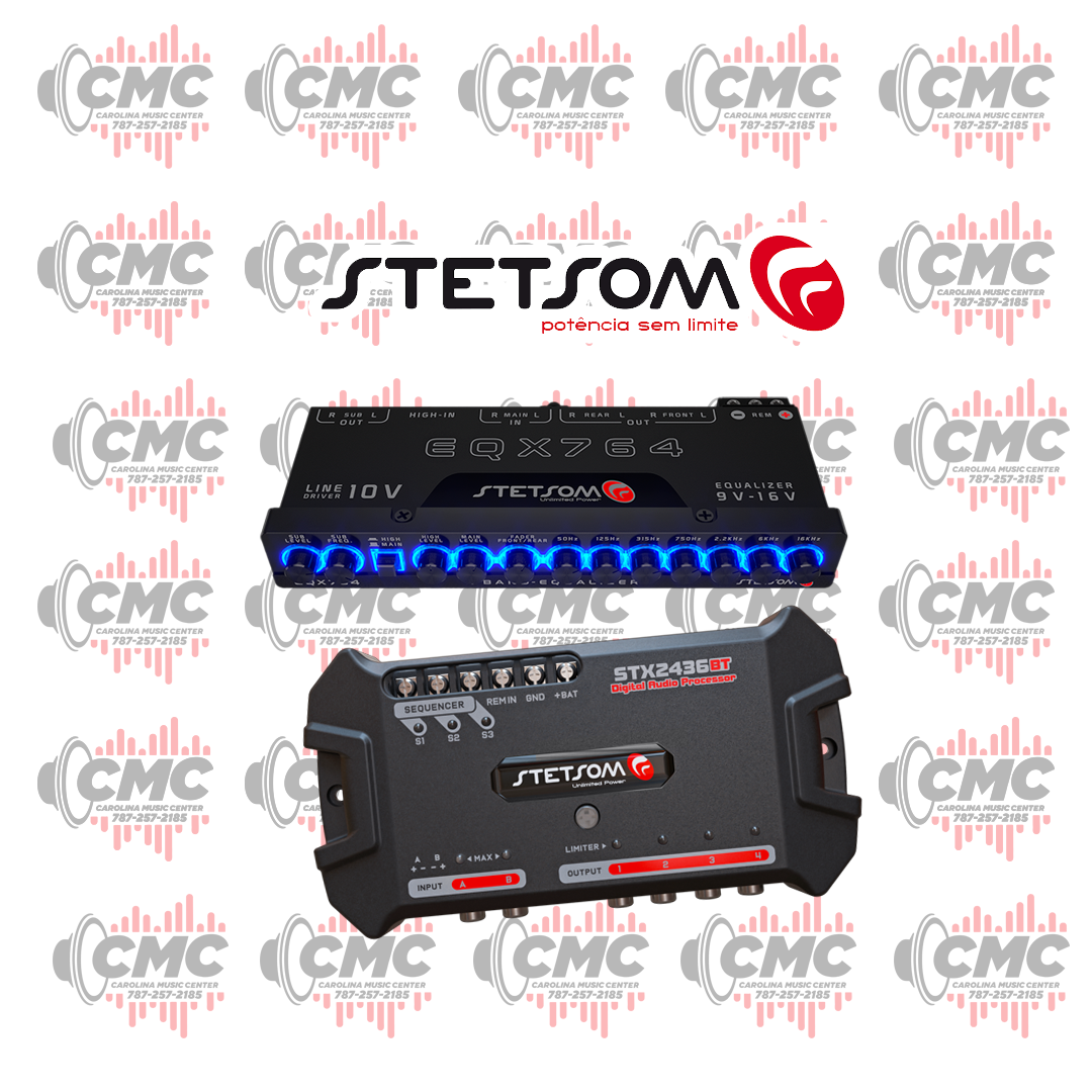 Combo Stetsom Procesador (STX-2436) y Preamp (EPX-764)