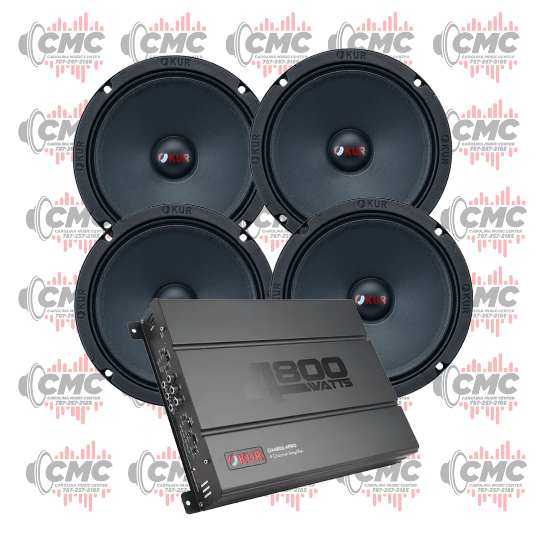 Combo OKUR 4 OMR8PR (OKUR OA4800.4PRO)