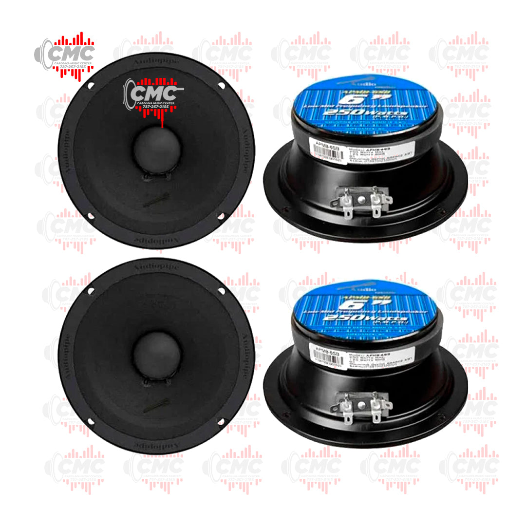 AUDIOPIPE BOCINA 6.5” (APMB-620) (250 watts)
