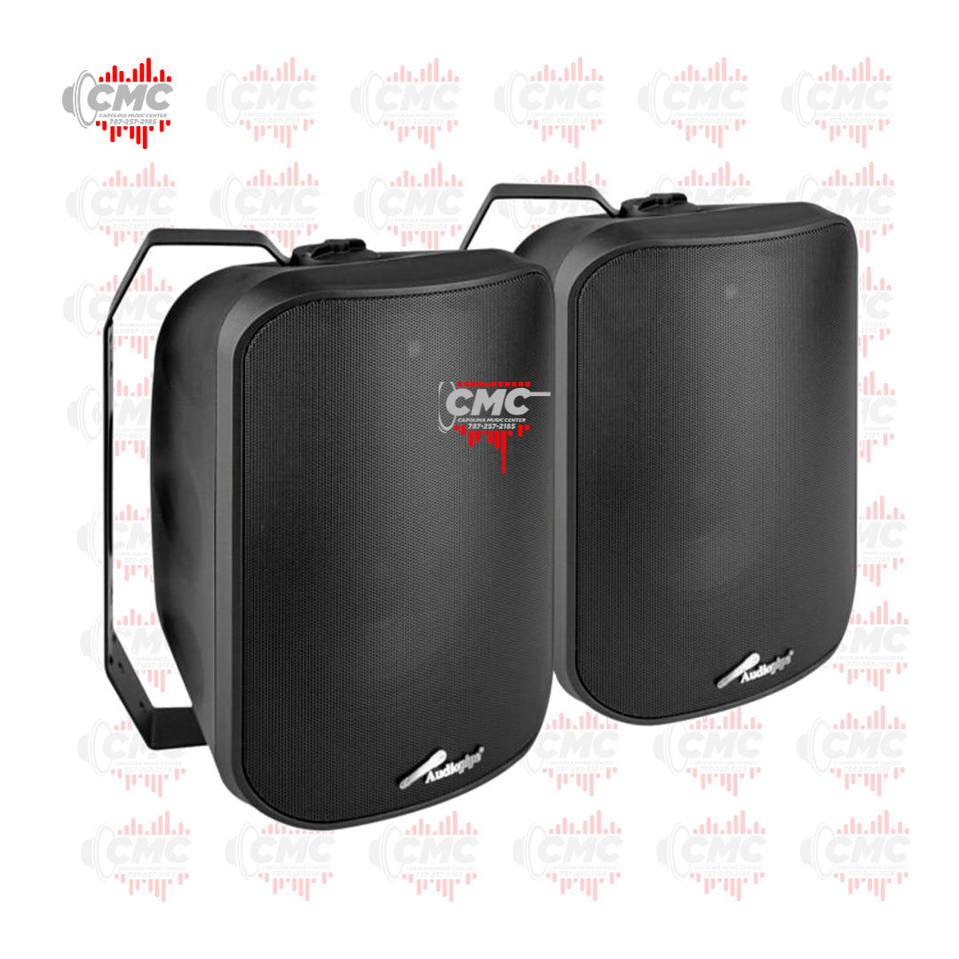 AUDIOPIPE BOCINAS 6.5” 2-Way Indoor/Outdoor Weatherproof (ODP-653BK) (PAR)