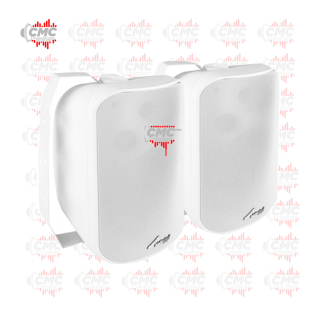 AUDIOPIPE BOCINAS 6.5” 2-Way Indoor/Outdoor Weatherproof (ODP-653WHT) (PAR)