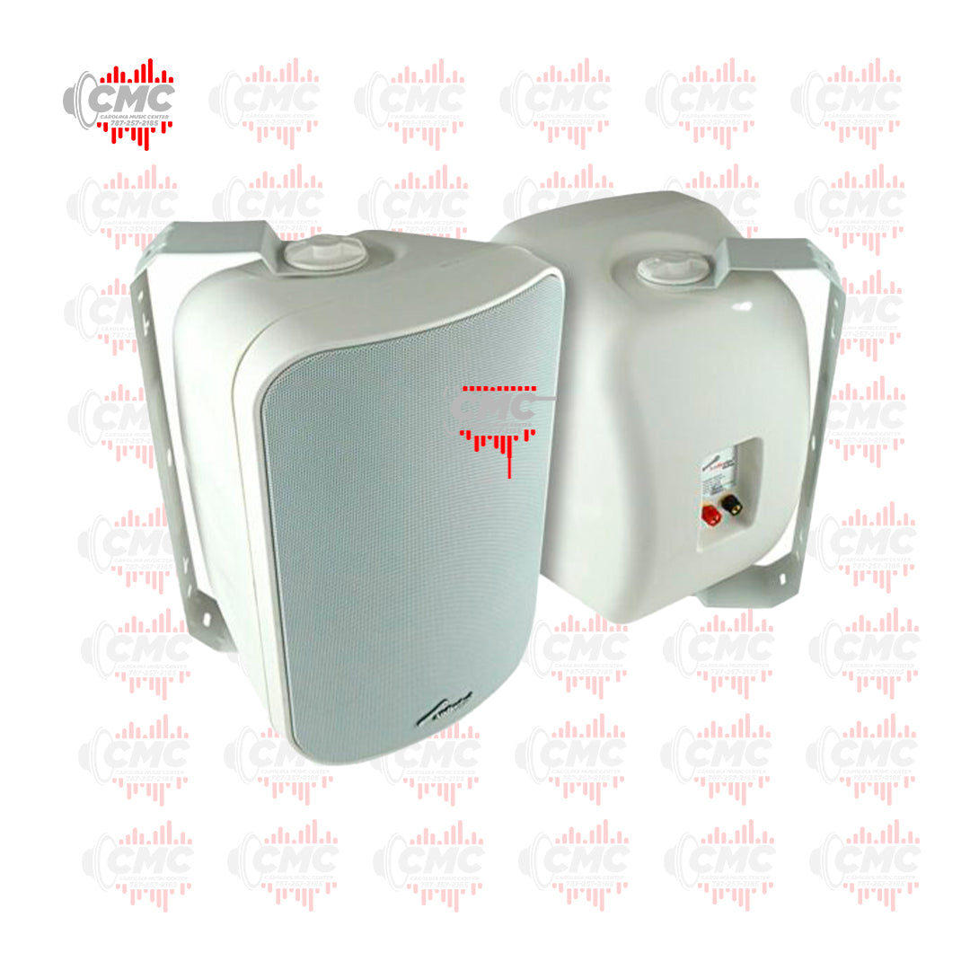 AUDIOPIPE BOCINAS 8” 2-Way Indoor/Outdoor Weatherproof (ODP-853-WHT)