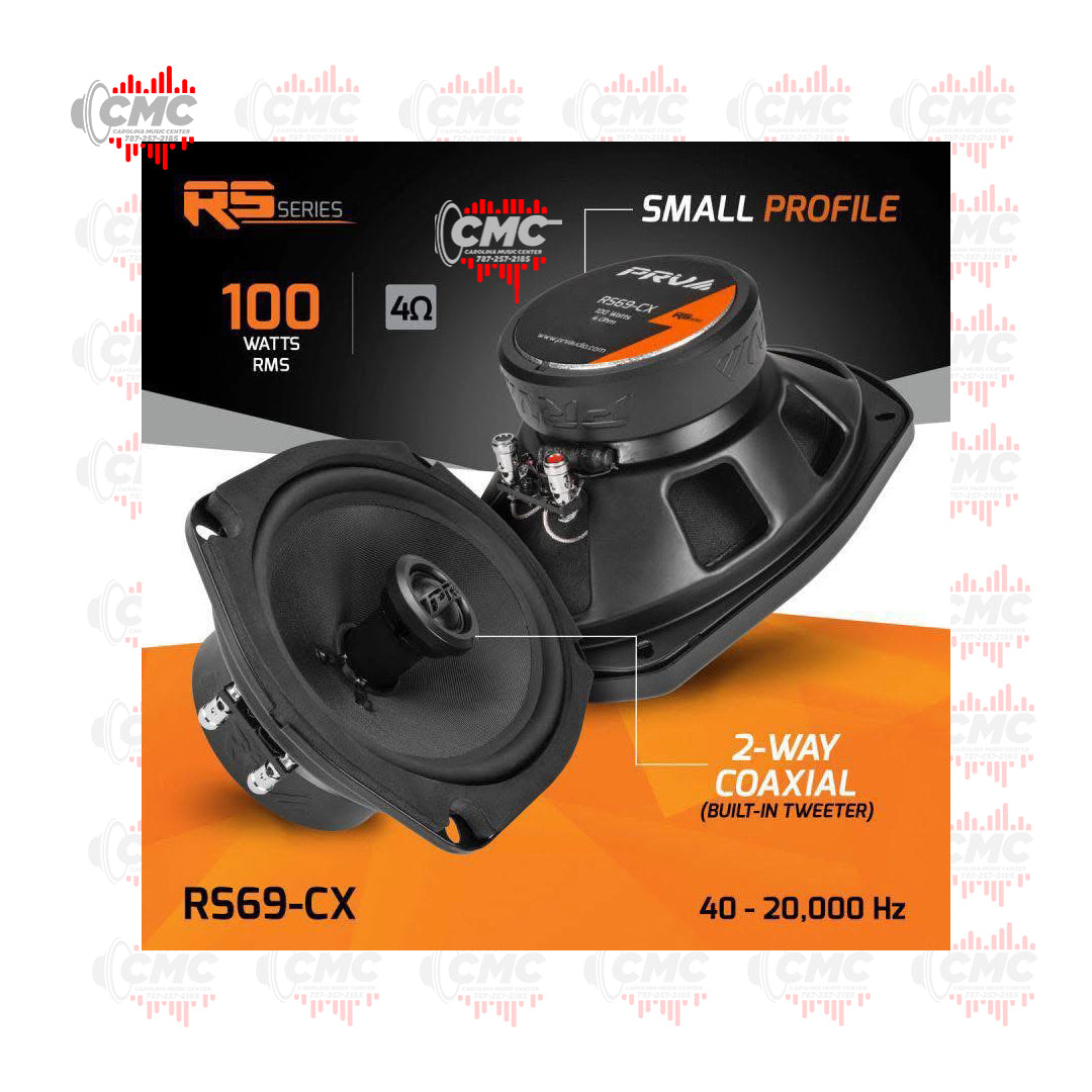 PRV AUDIO BOCINAS 6X9″ (RS69) (PAR)
