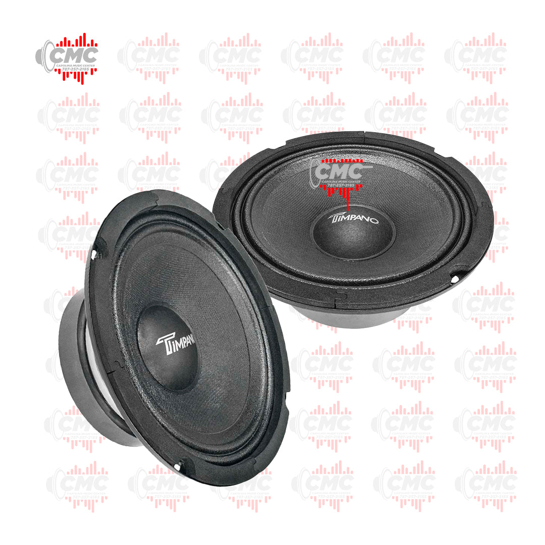TIMPANO BOCINA 6” (TPT-6MR-4 SLIM)(200 watts)