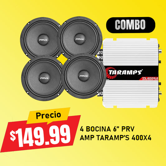 COMBO PRV Y AMPLIFICADOR