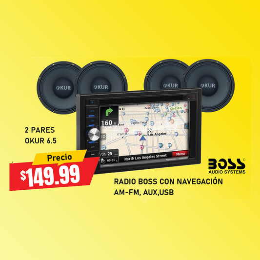 COMBO BOSS CON BOCINAS