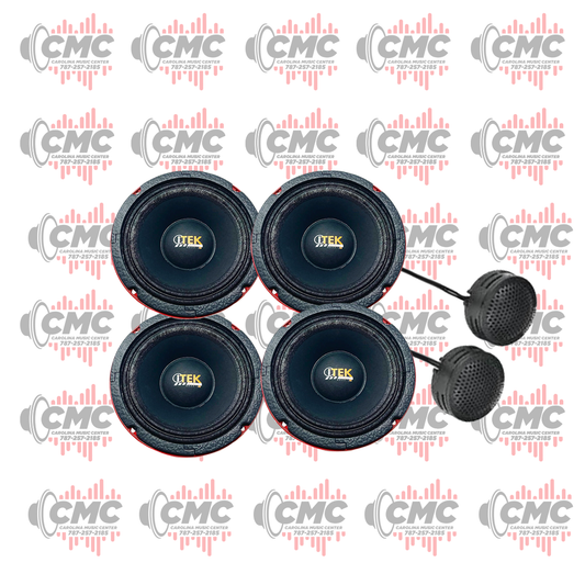 4 ITEK iX-605S (1 Pair) Tweeter EKO Audio EKO-17T