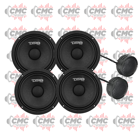 4 DS18 PRO-GM6 (1 Pair) Tweeter EKO Audio EKO-17T