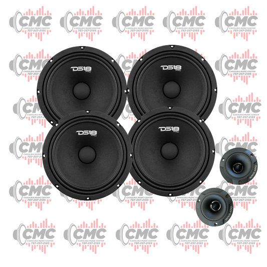 4 DS18 PRO-GM8 (1 Pair) Tweeter Noise Audio NAT-W1