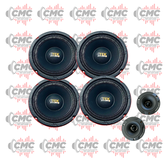 4 ITEK iX-809S (1 Pair) Tweeter Noise Audio NA-TW1