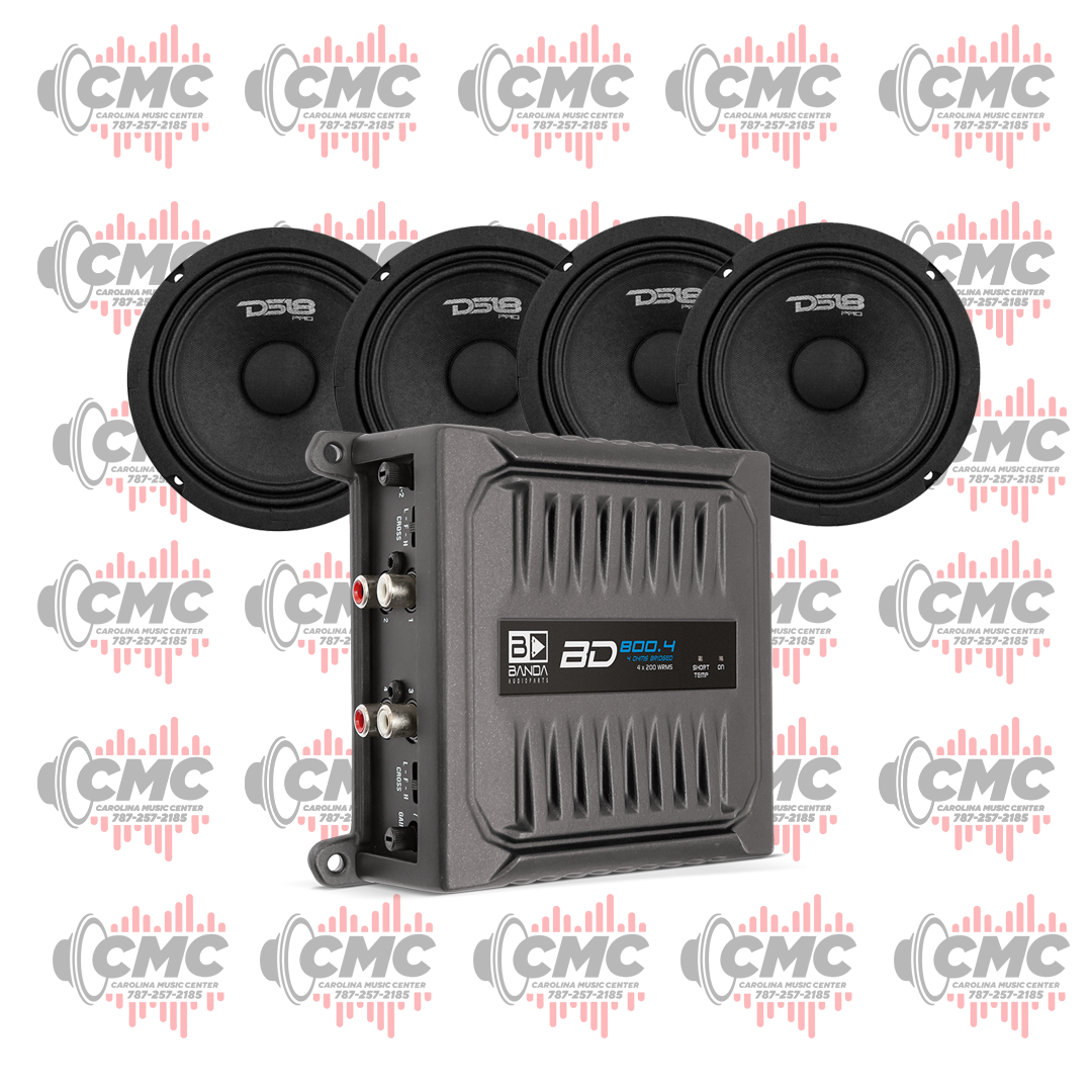 Combo 4 DS18 PRO-GM8 (Banda 800.4)