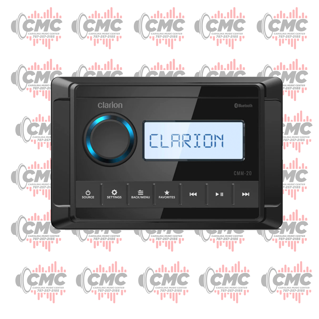 Clarion® Marine Source Unit with LCD Display (CMM-20)