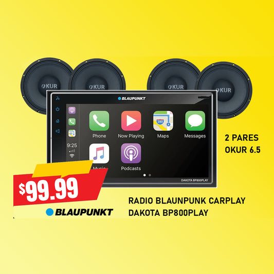 COMBO BLAUNPUNKT CON BOCINAS