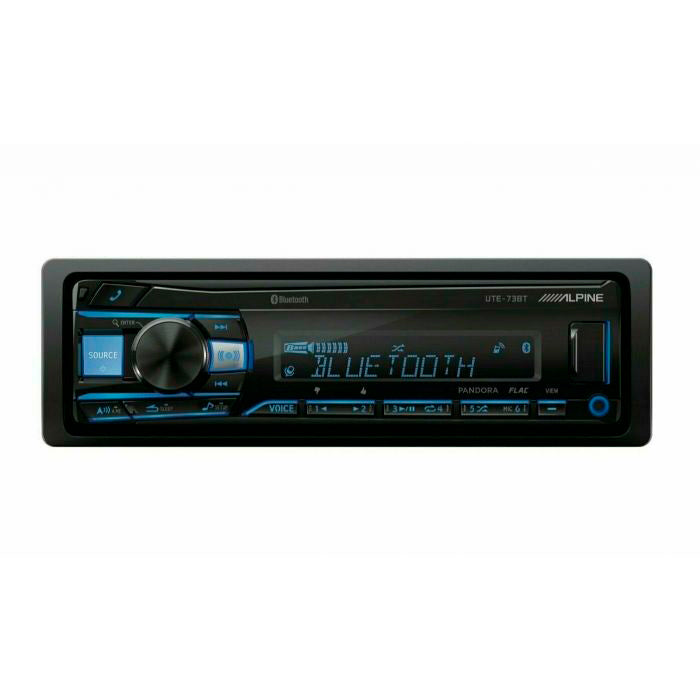 ALPINE SINGLE DIN (UTE-73BT) (BLUETOOTH)