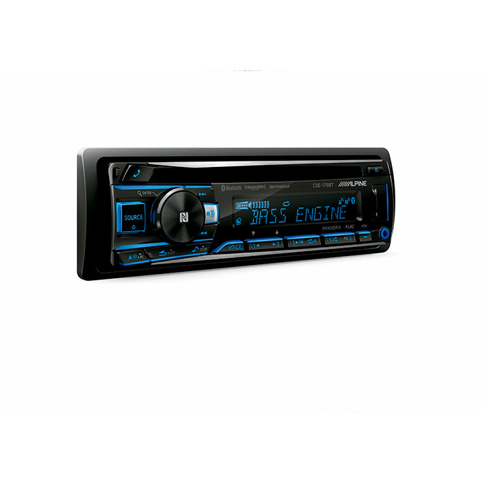 ALPINE SINGLE DIN (CDE-175BT) (BLUETOOTH) (CD)