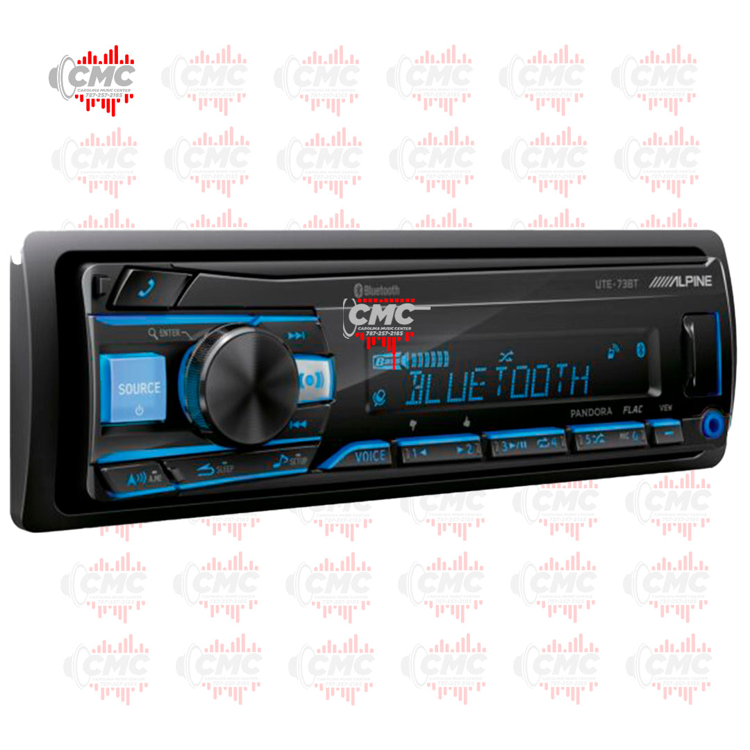 ALPINE SINGLE DIN (CDE-175BT) (BLUETOOTH) (CD)