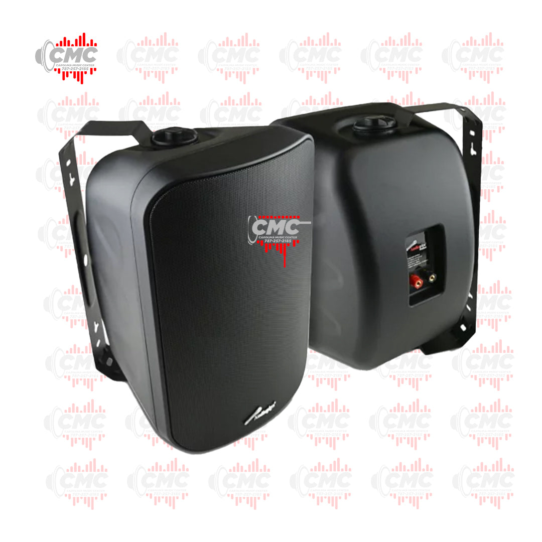 AUDIOPIPE BOCINAS 8” 2-Way Indoor/Outdoor Weatherproof (ODP-853-BK)