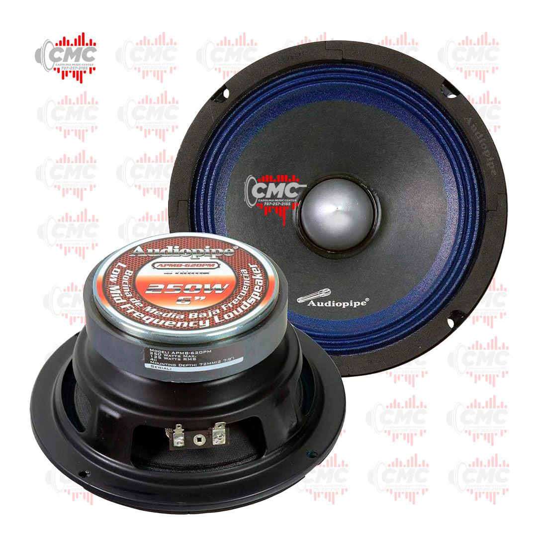 AUDIOPIPE BOCINA 6″ (APMB-620PM)