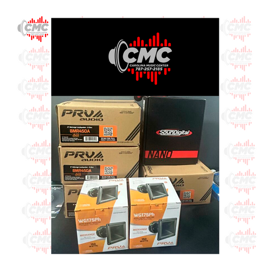 COMBO PRV (2 DRIVERS+ 4 BOCINAS 8MR450A+ SOUND DIGITAL 3K)