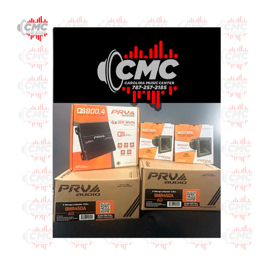 COMBO PRV (2 DRIVERS+800X4+ 2 BOCINAS 8MR450A)