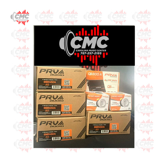 COMBO PRV (2 SÚPER TW700TI+ 4 BOCINAS 8MR450A+800X4)