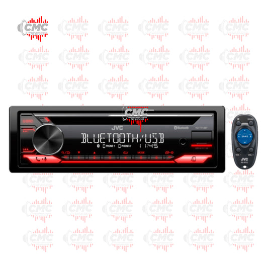 JVC SINGLE DIN (KD-T712BT) (BLUETOOTH) (CD)