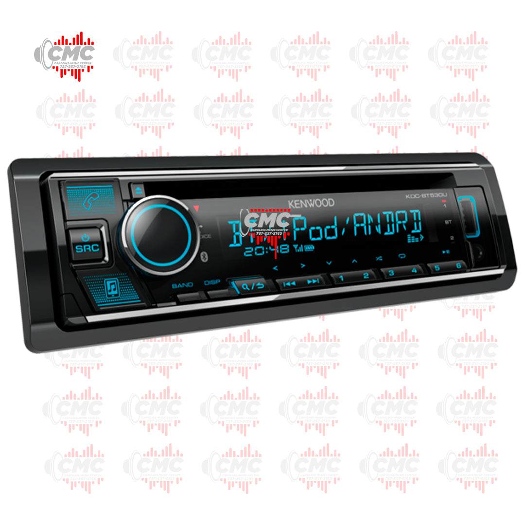 KENWOOD SINGLE DIN (KDC-BT530U) (BLUETOOTH) (COLOR CHANGE)