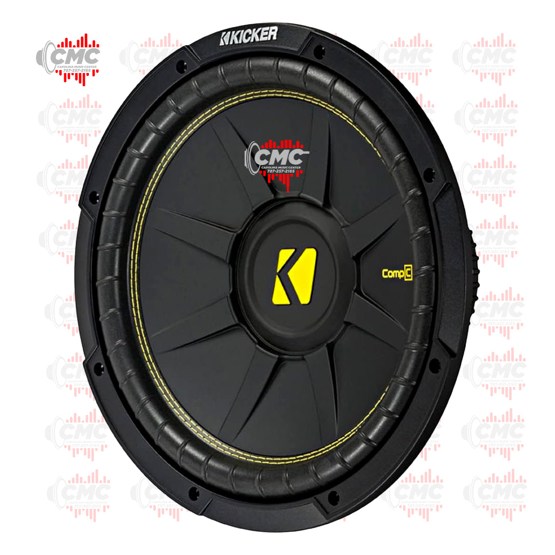 KICKER BAJO 12” (CWC12D124) (Amarilla)