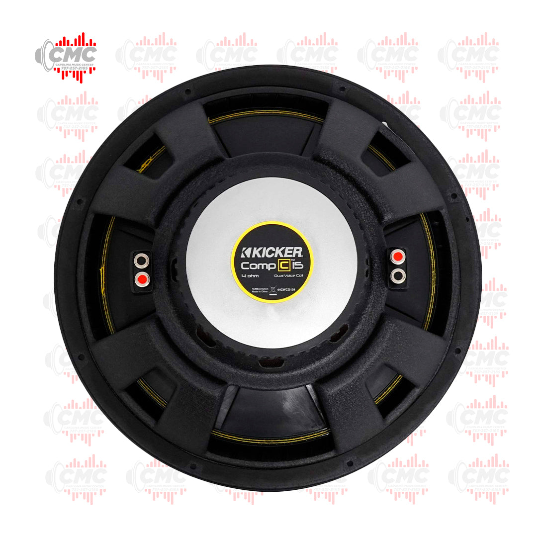 KICKER BAJO 15” (44CWCD15) (Amarilla)