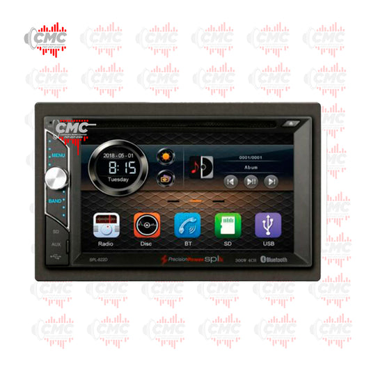 PRECISION POWER DOUBLE DIN (SPL-622D) (DVD/BLUETOOTH)