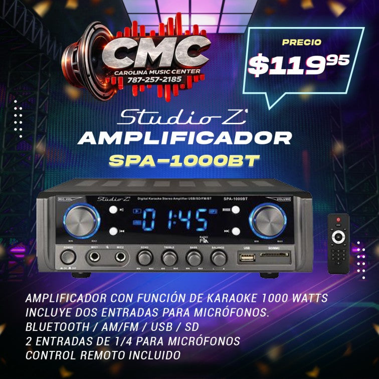 Amplificador Studio Z SP1000BT
